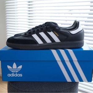 Brand New Adidas Black Samba W6.5 M5.5
